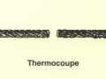 Coupe de cable avec thermocouple